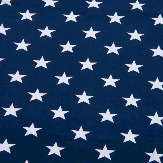 Jersey "Big Stars" dunkelblau (70cm)