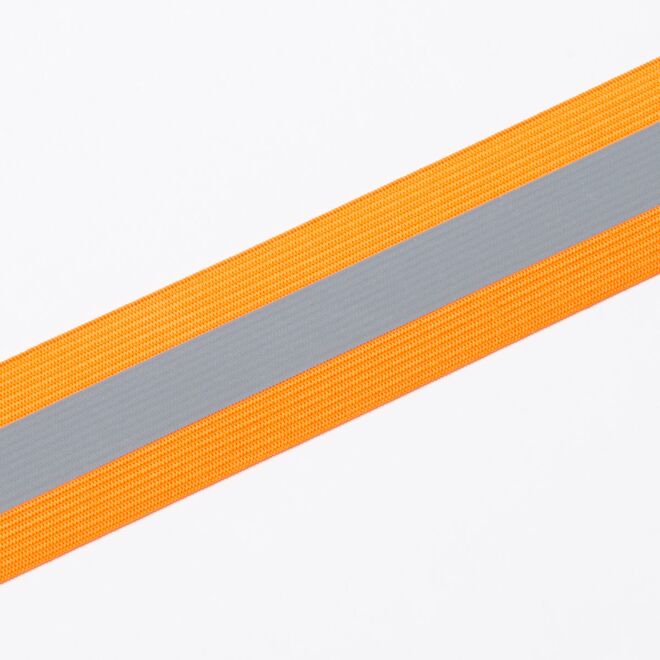 38mm Reflektierendes Gummiband neonorange