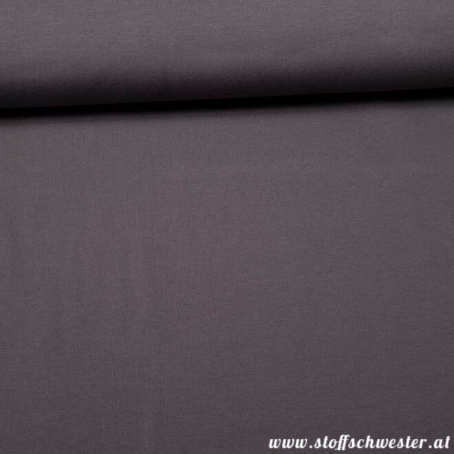 Stoffschwesters Sommersweat dunkelgrau