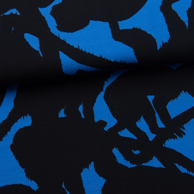 "Monkey Shapes" Jersey blau