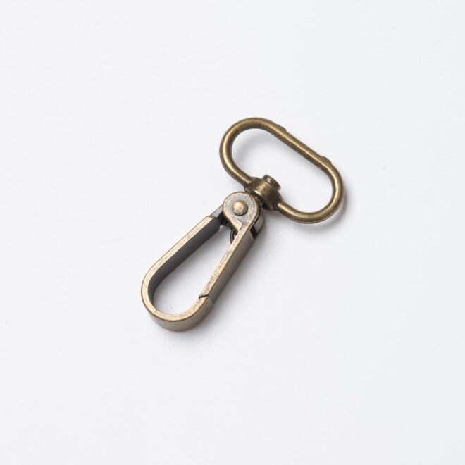 25mm Karabinerhaken "Fabian" altmessing