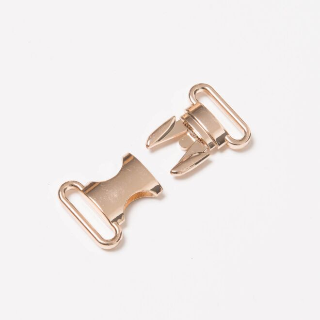 25mm Metall-Steckschnalle gold 