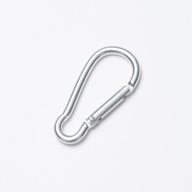 59mm Aluminium-Karabiner silber