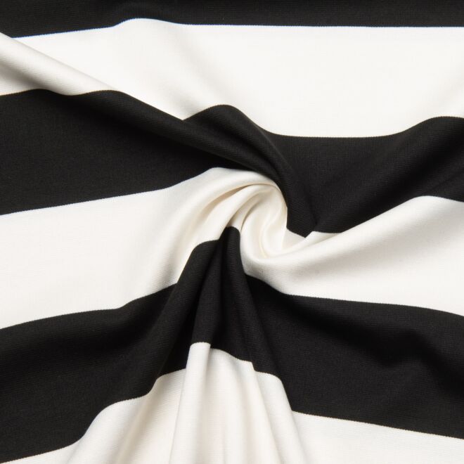 Punta di Roma Streifen schwarz/weiß