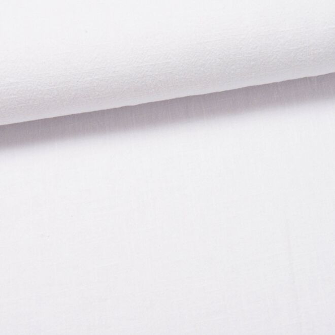 Stonewashed Leinen weiß