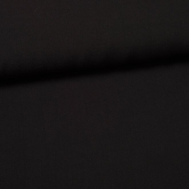 Stonewashed Leinen schwarz