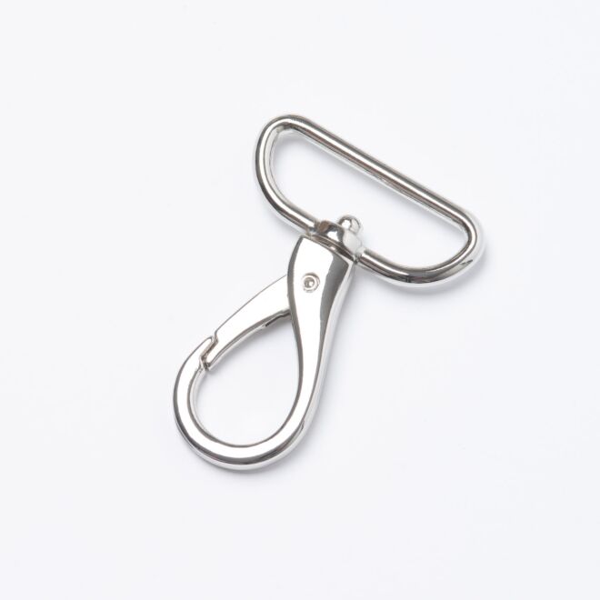 38mm Karabiner "Premium" silber