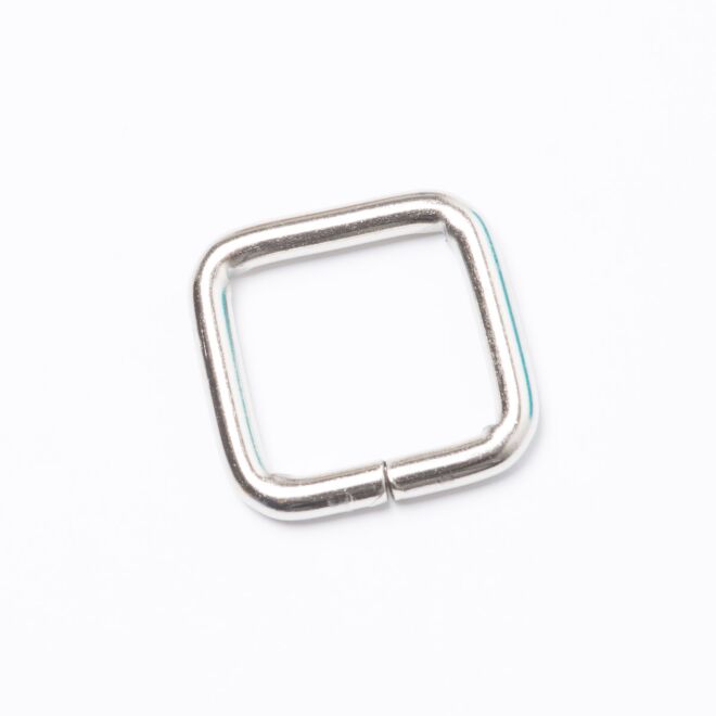 20mm Vierkantring "Heavy" silber