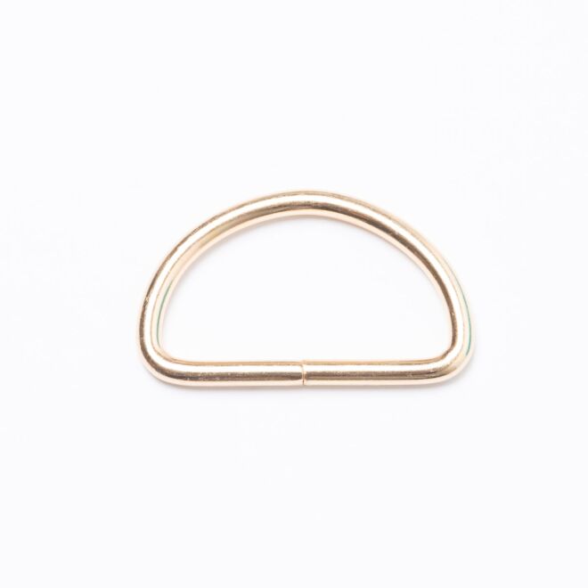 30mm D-Ring/Halbring gold