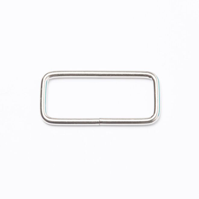 40mm Vierkantring/Rechteck silber
