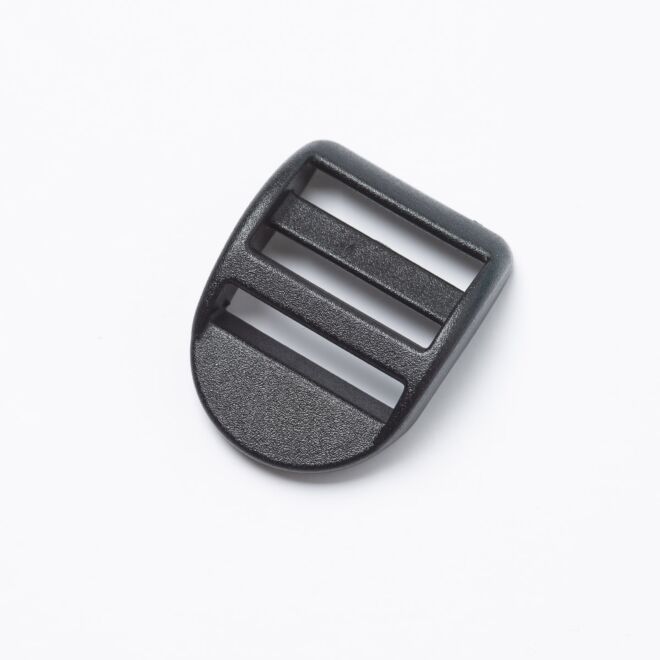 20mm Leiterschnalle Kunststoff schwarz