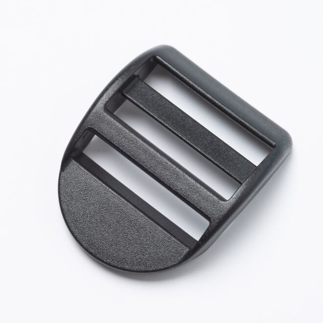 40mm Leiterschnalle Kunststoff schwarz