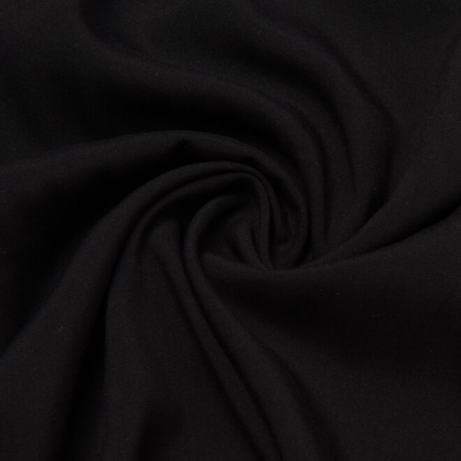 Viskose Uni schwarz