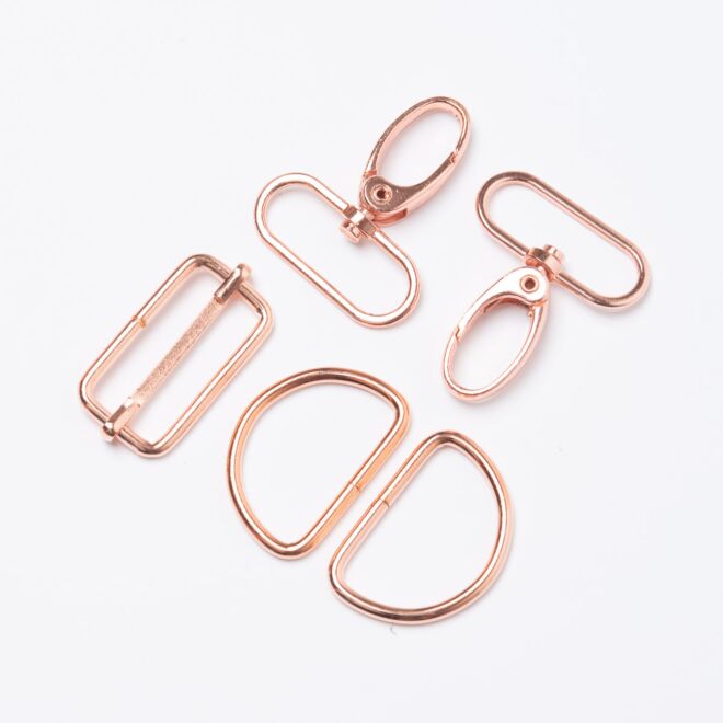 30mm Taschenzubehör-Set rosegold