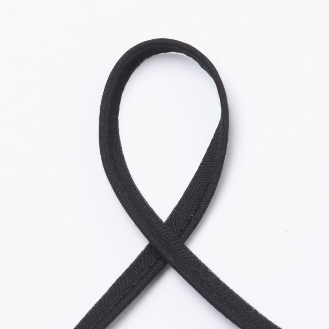 2mm Paspelband schwarz