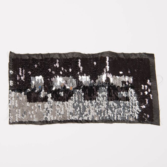Wendepailletten LOVE schwarz/silber 