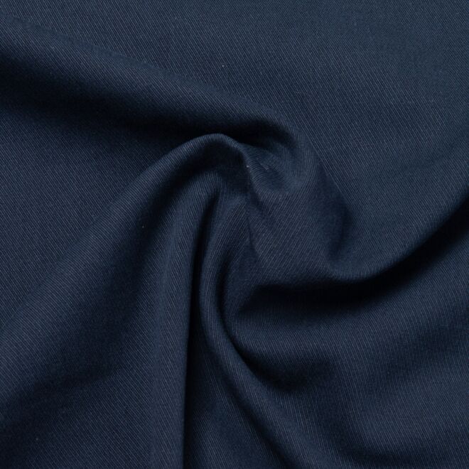 Lyocell-Baumwoll-Stretch marine