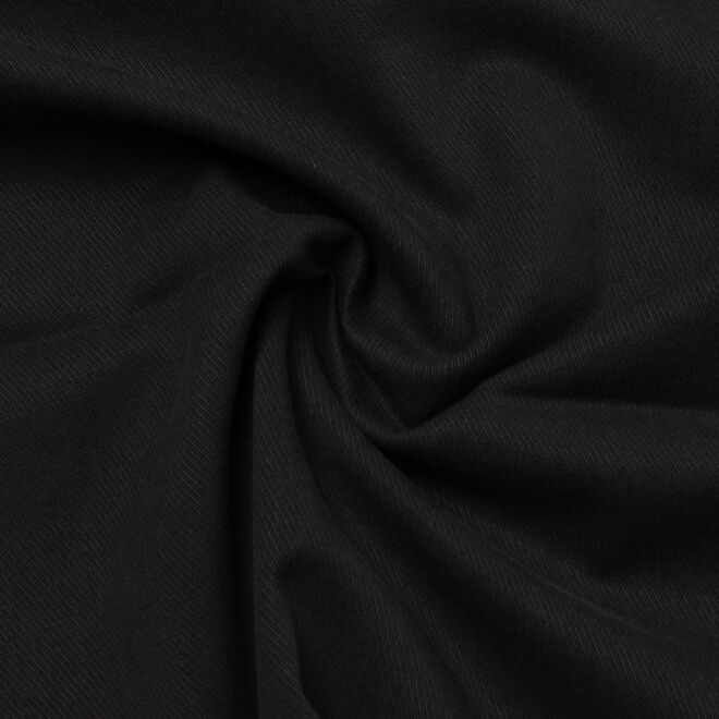 Lyocell-Baumwoll-Stretch schwarz