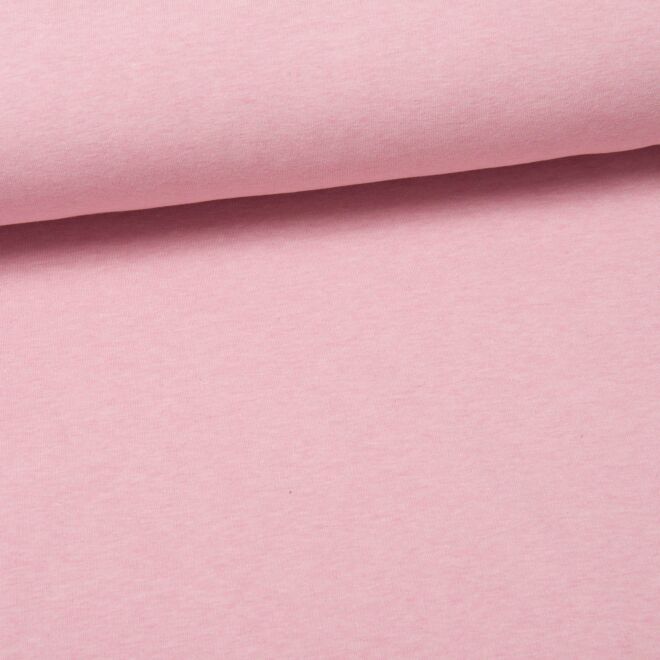 Kuscheljersey altrosa-meliert