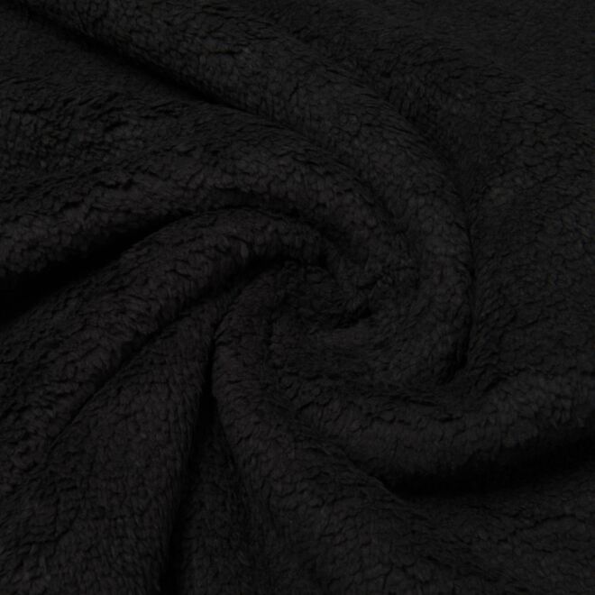 Double Face Plüsch "Tamme" schwarz
