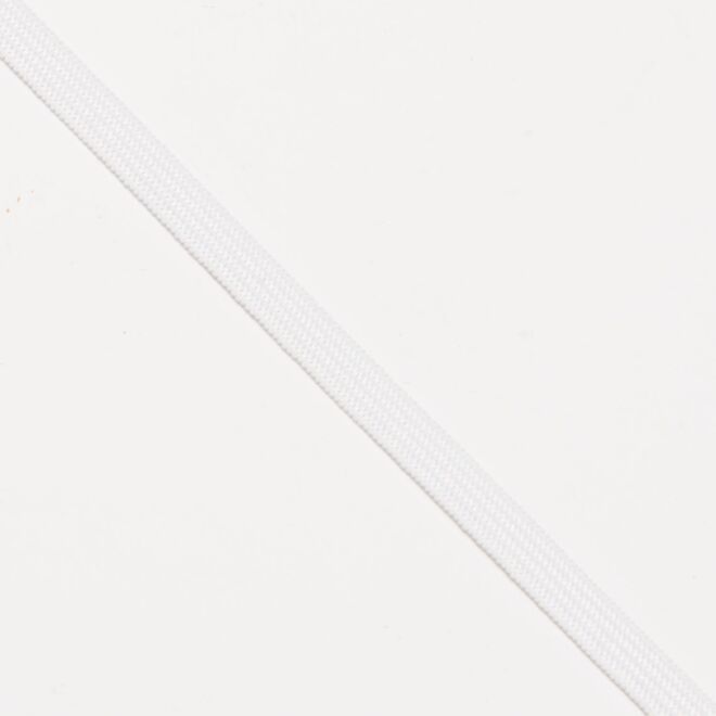 8mm Gummiband weiß