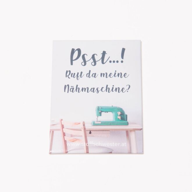Stoffschwester-Magnet "Nähmaschine"