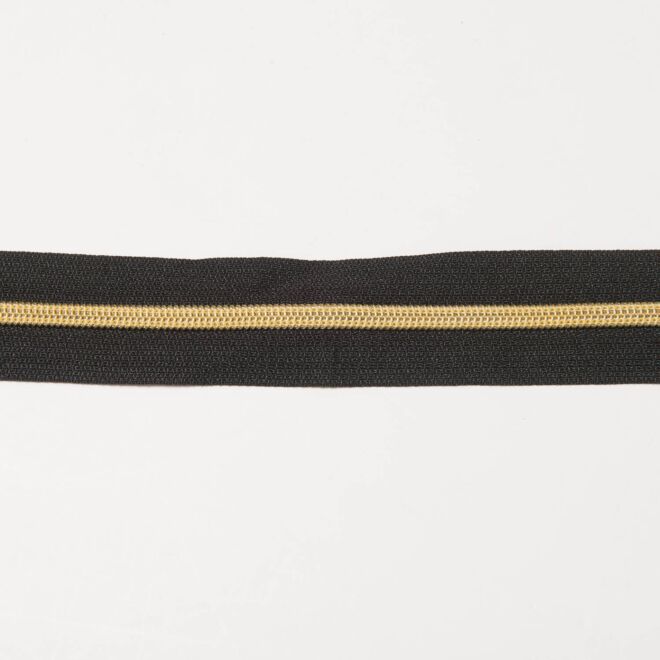 5mm Endlos-Reißverschluss "Metall" gold