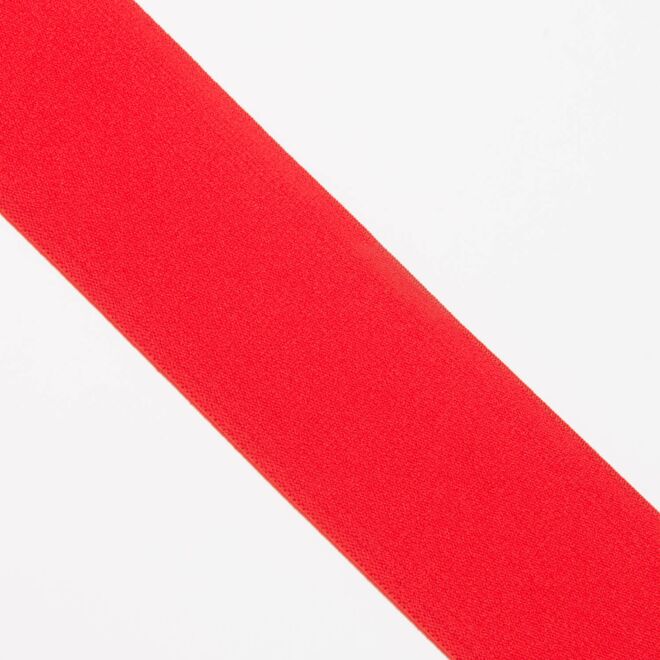 60mm Doubleface Gummiband "Soft" rot 
