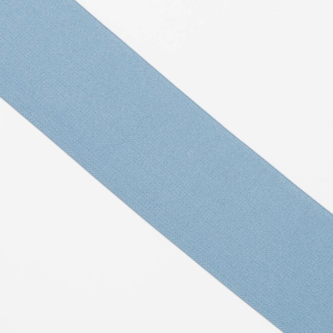 60mm Doubleface Gummiband "Soft" mittelblau