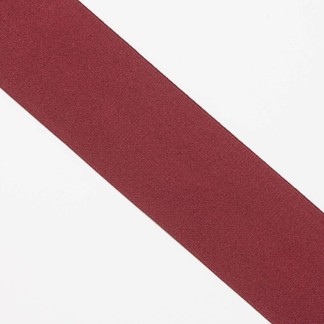 60mm Doubleface Gummiband "Soft" dunkelrot 
