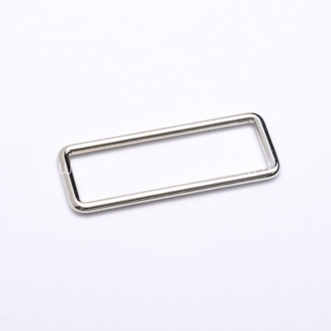 50mm Vierkantring silber