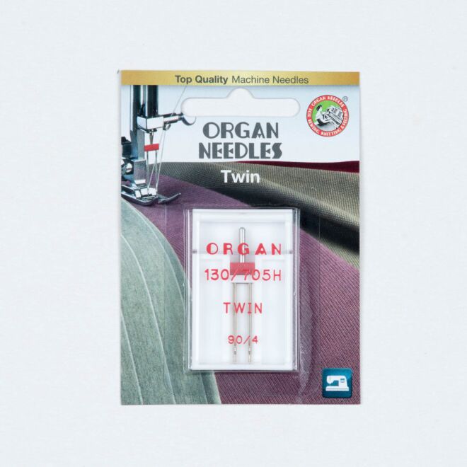 Organ Needles Twin 90/4,0 mm Doppelnadel 130/705 1 Stück