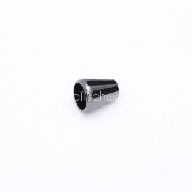 6mm Kordelende "Kegel" anthrazit