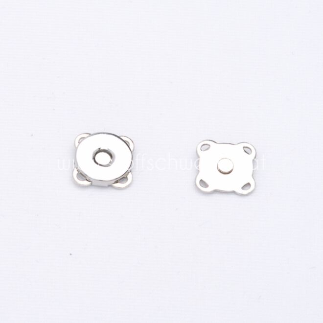 12mm Magnetverschluss "Leon" silber 