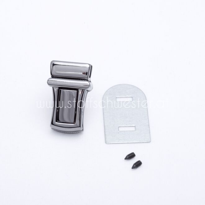 Taschen-Steckverschluss "Valencia" anthrazit