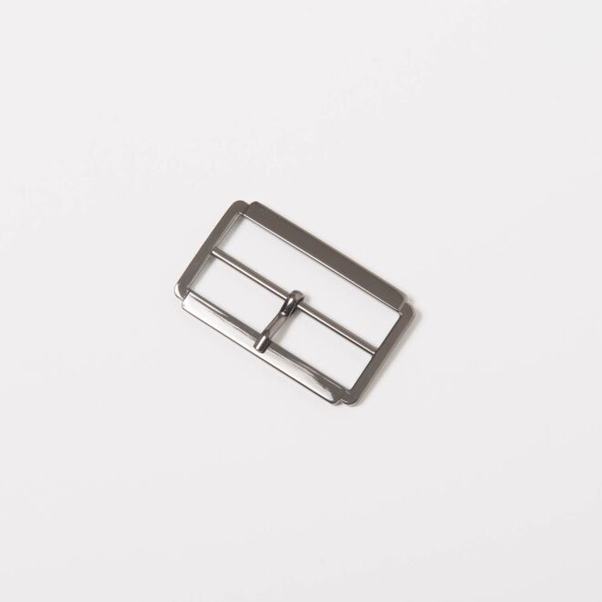 43mm Gürtelschnalle "Rechteck" gunmetal