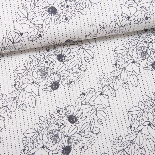 Geo Florals - Wild and Wonderful weiß