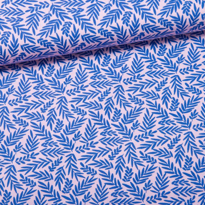 Vibrant Blooms - Farn blau/rose