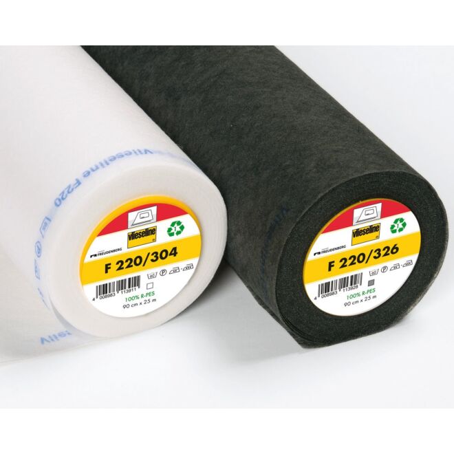 Vlieseline F 220 Bügeleinlage grafit