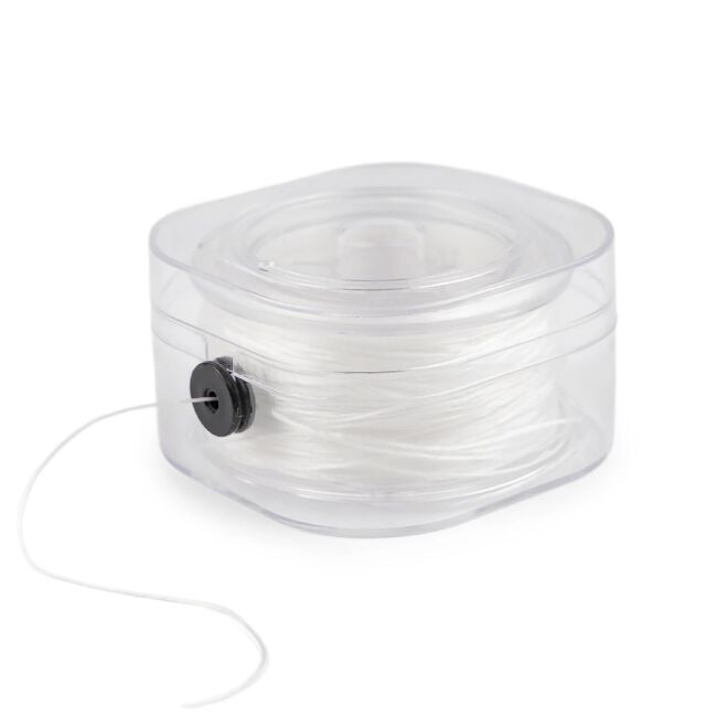 0,8mm Elastikfaden in Abrollbox (100m)