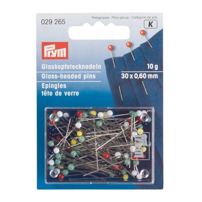 Prym Glaskopf-Stecknadeln Nr. 9