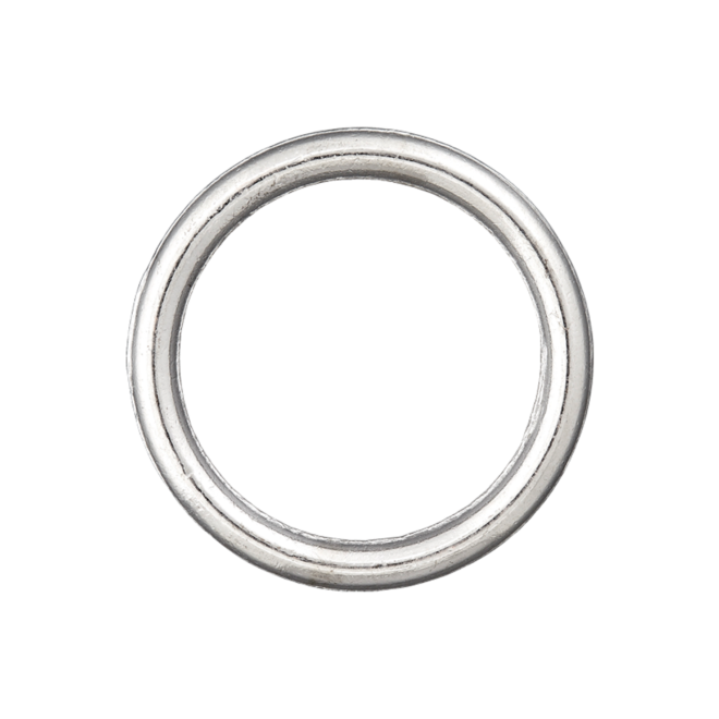 30mm Metallring silber