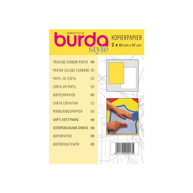 Burda Kopierpapier weiss-gelb