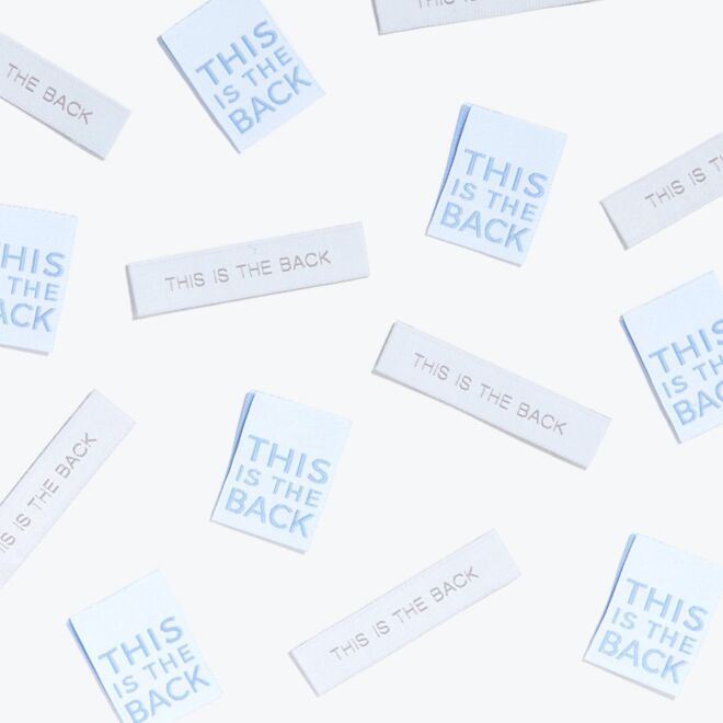 Kylie and the machine Labels "This is the back" - 8er Pack