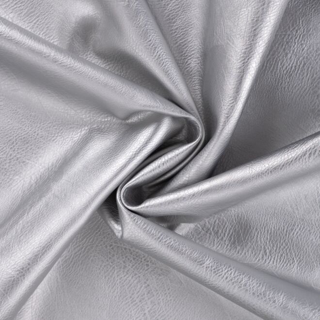 Vintage Kunstleder silber
