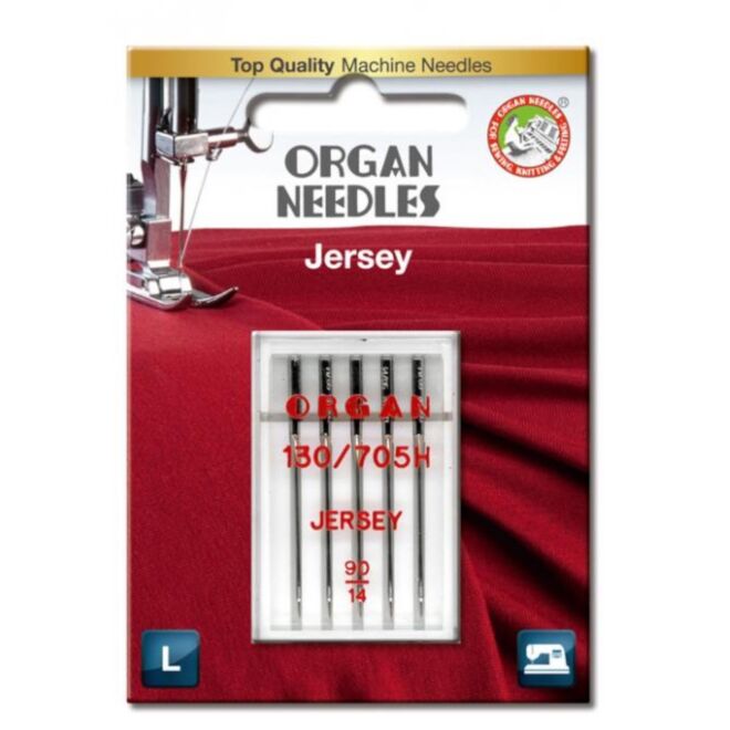 Organ Nähmaschinennadeln "Jersey 90" (Blister Pack)