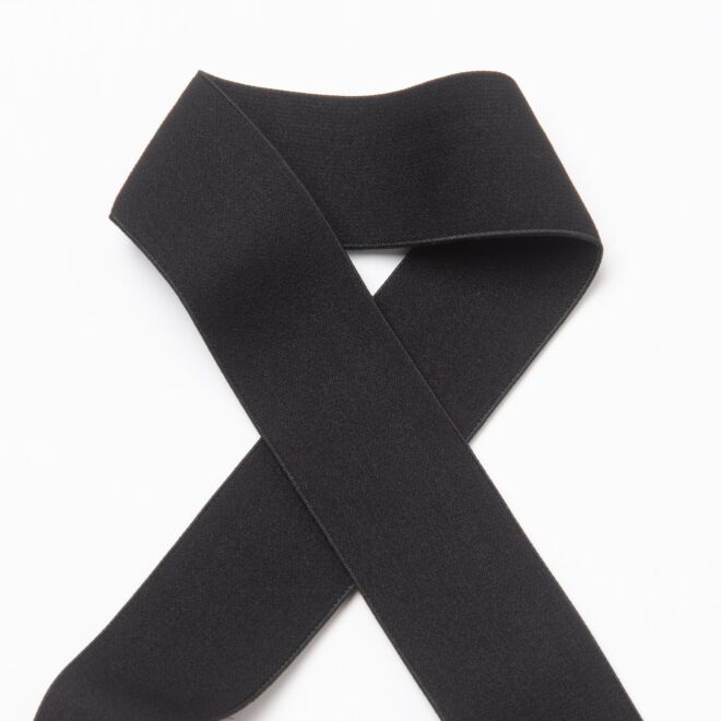 40mm Soft-Gummiband schwarz