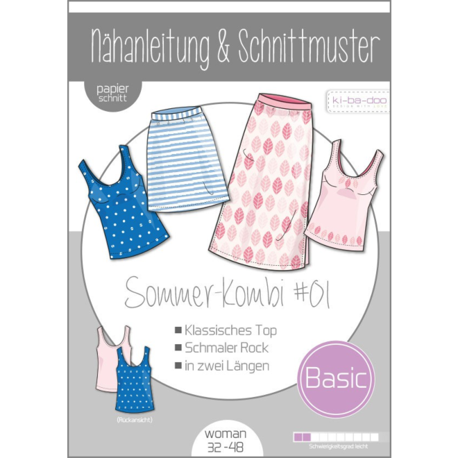 Papierschnittmuster "Mix&Match Damen Sommer #01"