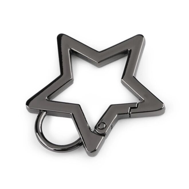 Metallkarabiner "Stern" anthrazit