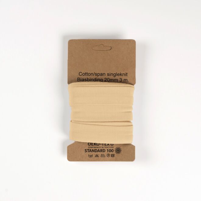 3m Jersey-Schrägband "Emilia" champagner